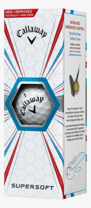 New 2017 Callaway Supersoft Golf Balls - Callaway Supersoft Sleeve #3364798