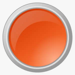 This Free Icons Png Design Of Glossy Orange Button #3364854