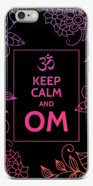 Keep Calm & Om Iphone Case Little Namaste - Keep Calm And Om Namah Shivaya #3365144