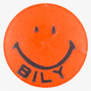 Bob Bily Smiley Orange Smiley Button Museum - Circle #3365214