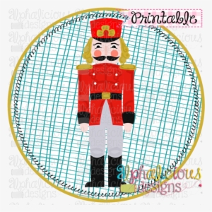 Nutcracker 2 In Circle-printable - Embroidery #3365463