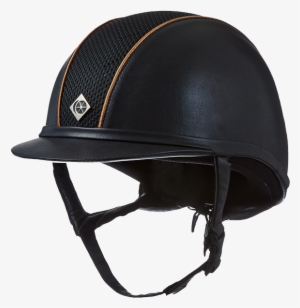 Nick Skelton Wears The - Charles Owen Ayr8 Black And Silver #3366543