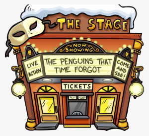 Stage Outside - Club Penguin Theater #3367684