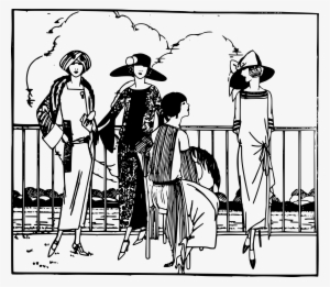 This Free Icons Png Design Of Stylish Girls Outside #3367914