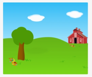 Farm Background Clip Art At Clker - Outside Clipart #3368326