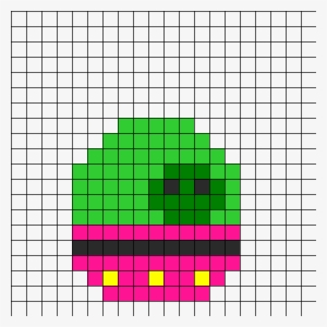 Spaceship Fusebead Perler Bead Pattern / Bead Sprite - Beats Logo Pixel Art #3370036