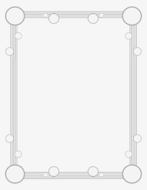 Gray Border Frame Png Transparent Image - Gray Border Transparent #3370138