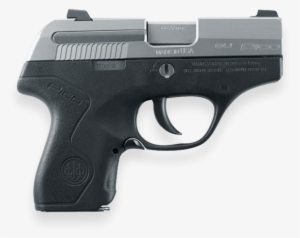 380 Pistol, Black And Silver, Facing Right - Quarter Pistol #3370247