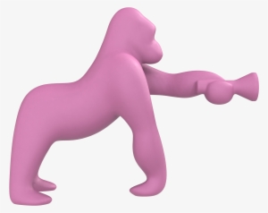 06 Qeeboo Kong By Stefano Giovannoni Pink - Kong Qeeboo #3370264