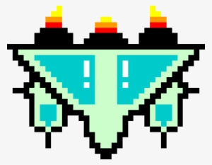 Preview - Spaceship Pixel Art Png #3370308
