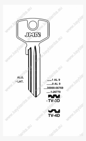 Serreta Key Group A Model Ci-dl (box 50 Units) Jma #3371514