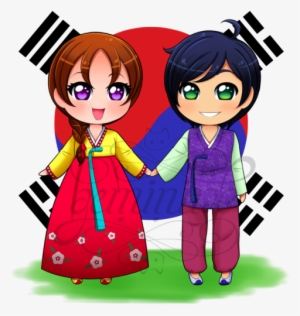 Traditional Dress Clipart - South Korea Clipart #3372286