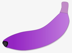 Purple Clipart Banana - Purple Banana Clipart #3372615