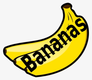 This Free Clipart Png Design Of Bananas With Spelling - Do You Spell Banana #3372672