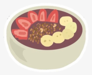 Acai Bowl Vector - Chocolate #3373483