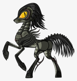 Kama The Alien Pony A Terrifyingly Beautiful Specimen - Horse Alien #3373728