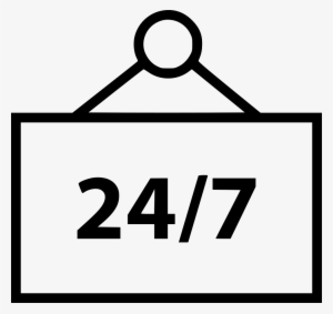 Open Twenty Four Seven Comments - 24 7 365 Icon #3373769