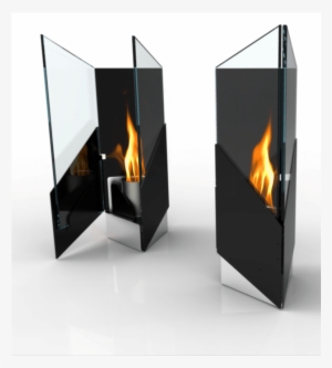 Pure Tabletop Ethanol Torch By Decorpro - Decorpro 13003 Pure Indoor/outdoor Fireburner, Black/silver #3374207