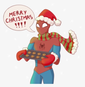 A Quick Christmas Spidey I Made For A Friend Happy - Art #3375502