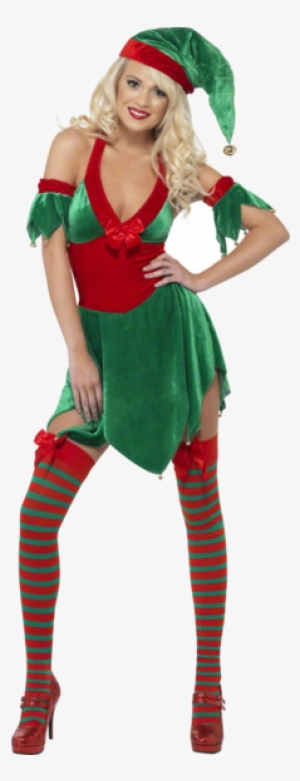Sexy Elf Outfit Elf Fancy Dress, Christmas Fancy Dress, - Kostüm Weihnachten #3375547
