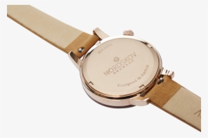 Nordskov Light Brown Leather Strap - Bagsiden #3375838