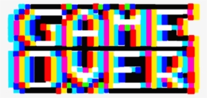 Game Over Transparent - Game Over Perler Bead #3376582