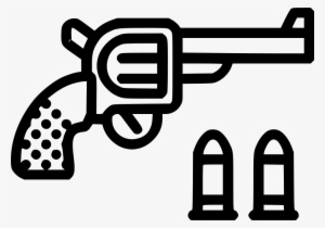 Colt Revolver Comments - Bullet Vector #3377019