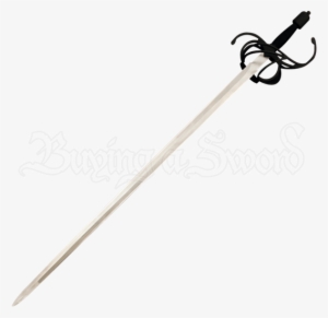 Blackened Swept Hilt Rapier - Sword #3377081