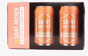 Saint Archer Brewing Co, Peach Gose, 6 Pack Cans - Saint Archer Guava Gose #3377591