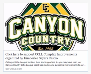 Ccll Go Fund Me For Artificial Turf - Signage #3379345