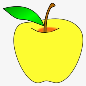 Yellow Apple Clip Art - Yellow Apples Clipart #3379453
