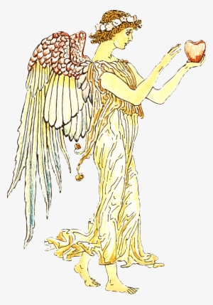 This Free Icons Png Design Of Angel With Apple #3379493