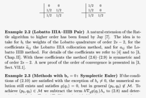 Coeecients Of The Rattle Algorithm - Euclidean Vector #3380258