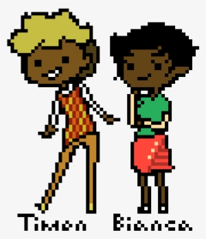Timon And Bianca - Cartoon #3380323