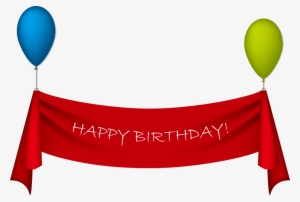 Birthday Ribbon Greeting Card Clip Art - Happy Birthday Ribbon Png #3380840