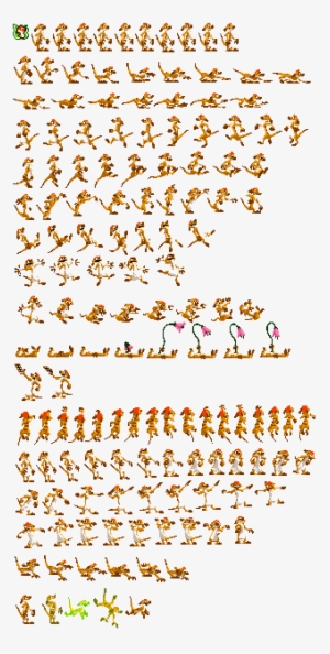 Gba Lk1 - Lion King Sprite Sheet #3380886