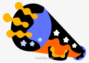 Bull Horn Royalty Free Vector Clip Art Illustration #3381423
