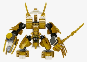 Gold-mech2 - Ninjago Lloyd Golden Mech #3381760