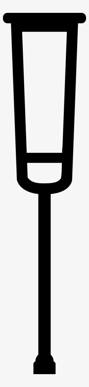 Crutches Png - Crutch Silhouette #3381846