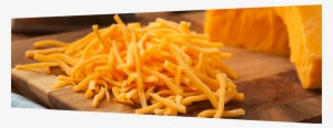 Image Of Grate Cheddar Cheese On A Cutting Board - Great Cheese #3383323