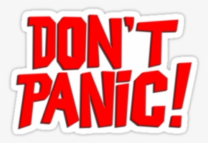 Don't Panic - Sticker Don T Panic #3384003