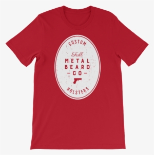 Full Metal Beard Distressed American Flag Short Sleeve - Domo And Crissy Merch #3384177