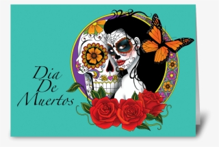 Sugar Skulls - Dia De Los Muertos Butterflies #3385155