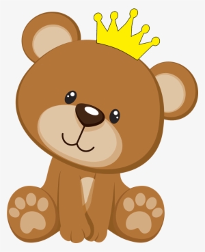 Urso Rei Png - Ursinho Principe Vetor Png #3385202