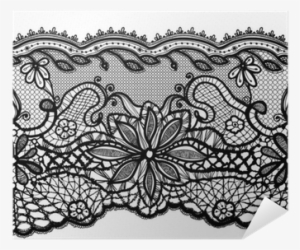 Template Frame Design For Card - Simple Lace Pattern #3385377