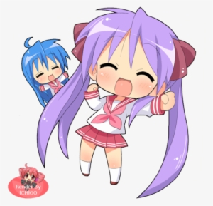 Anime, Chibi, And Lucky Star Image - Lucky Star Kagami Chibi #3385463