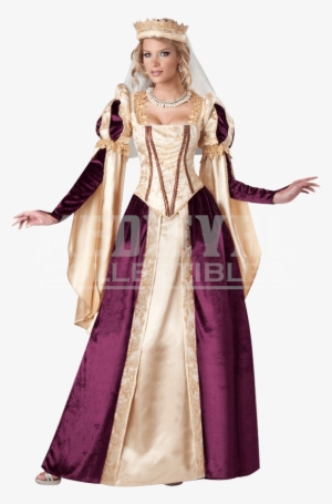 Renaissance Princess Deluxe Adult Costume - Renaissance Costume Png #3385682