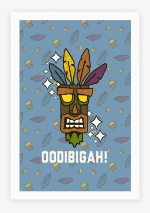 Crash Aku-aku Mask Poster #3386143