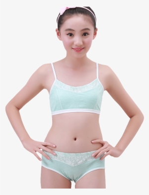 Cotton Children's Big Children's Bra Girls Girls Pupils - Senzhigu #3387299