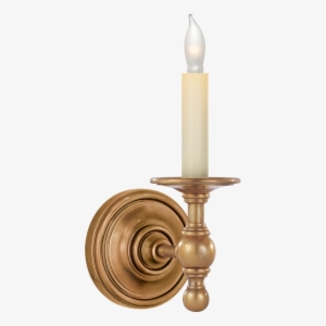 Classic Single Sconce In Hand-rubbed Antique Bra - Visual Comfort E.f. Chapman Classic Single Sconce #3387638